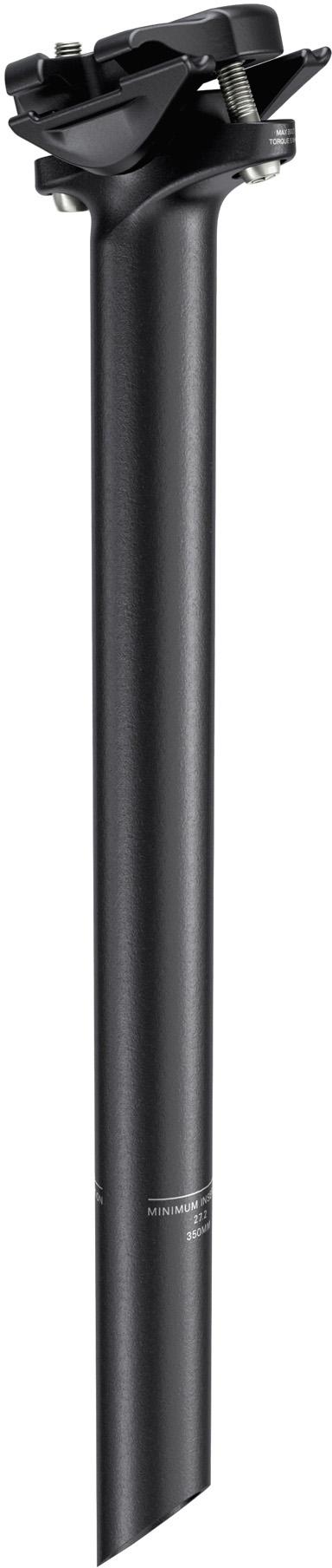Zipp Service Course 0mm Setback Seatpost Blast Black with Etched Logo - 27.2mm