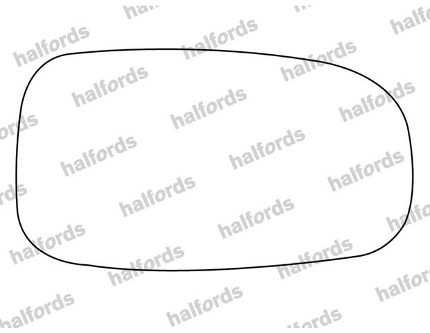 Halfords Standard Stick On Mirror Glass SR1111