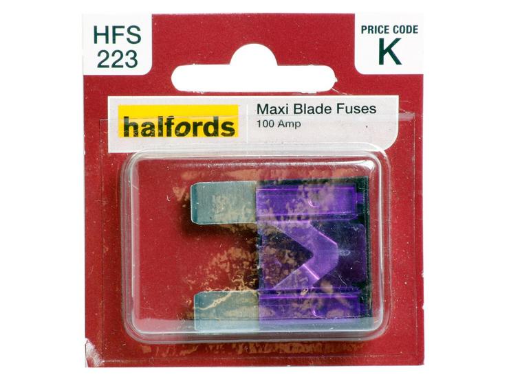 Halfords Maxi Blade Fuse (HFS223) 100 Amp
