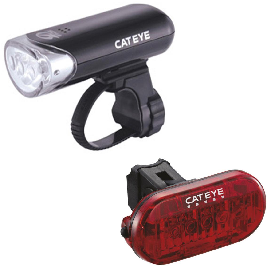Cateye EL135/LD155 Bike Light Set Halfords UK