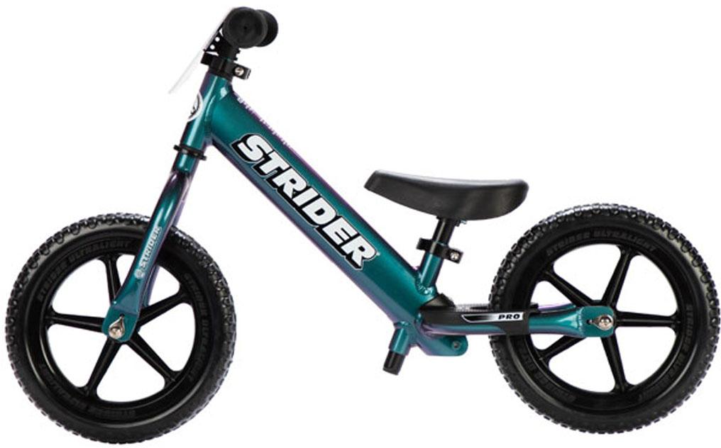 Strider 12 Pro Balance Bike Metallic Aqua 12" Wheel Halfords UK