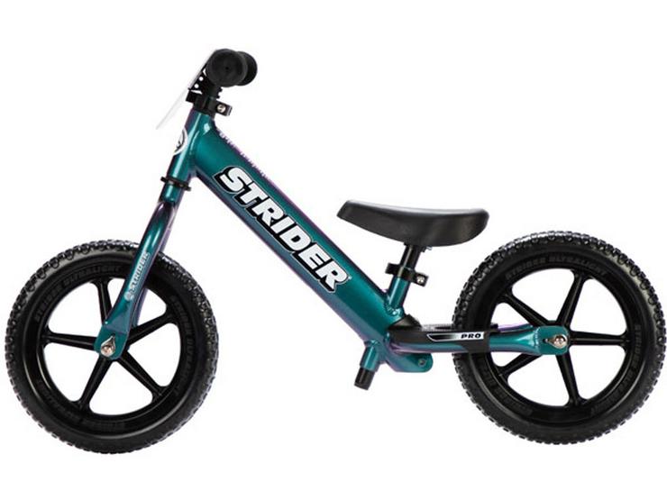 Strider 12 Pro Balance Bike - Metallic Aqua - 12" Wheel