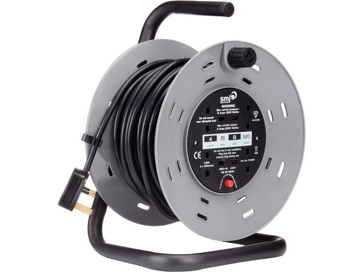 SMJ 13A 4G 25M Cable Reel with Thermal C/O