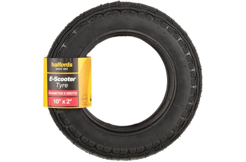 Halfords E-Scooter Tyre 10 x 2.0" with Puncture Protect Halfords E-Scooter Tyre 10 x 2.0" with Puncture Protect
