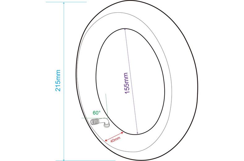 Halfords E-Scooter Inner Tube 8.5 x 2.0" Bent Valve Halfords E-Scooter Inner Tube 8.5 x 2.0" Bent Valve