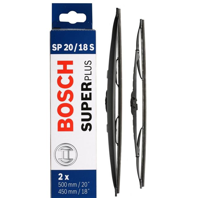 SP20/18S Set of SUPERPLUS Conventional Wiper Blades BOSCH 3397001768 