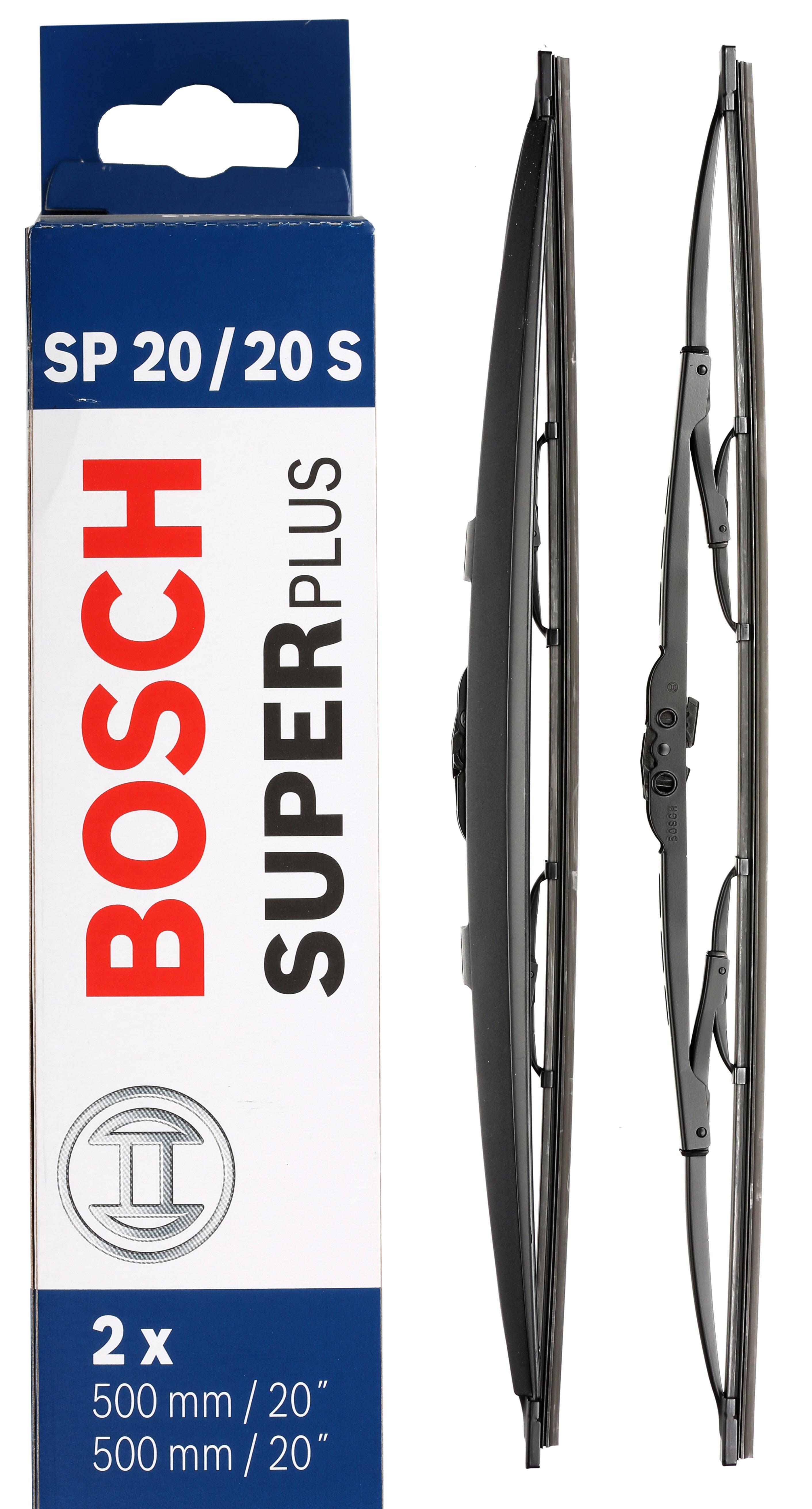 Bosch Sp20/20S Wiper Blades - Front Pair