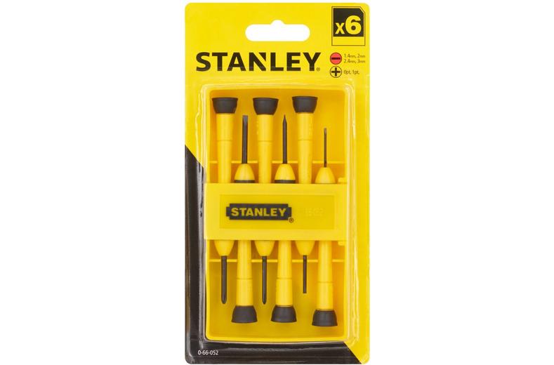 Stanley 6 Piece Precision Screwdriver Set Stanley 6 Piece Precision Screwdriver Set