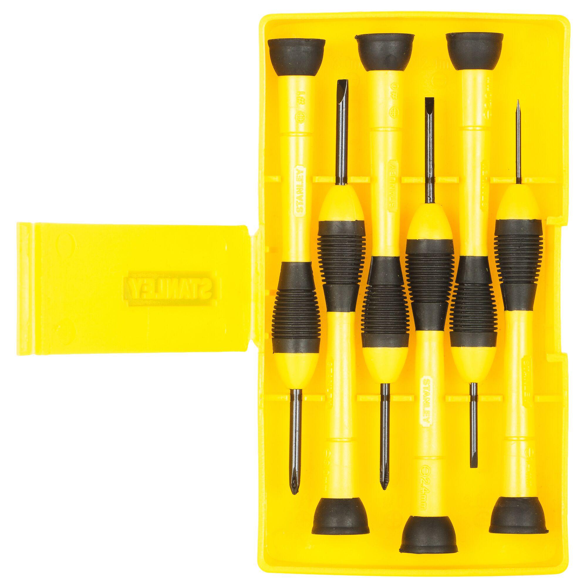 Stanley 6 Piece Precision Screwdriver Set