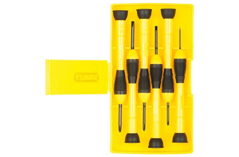 Stanley 6 Piece Precision Screwdriver Set Stanley 6 Piece Precision Screwdriver Set
