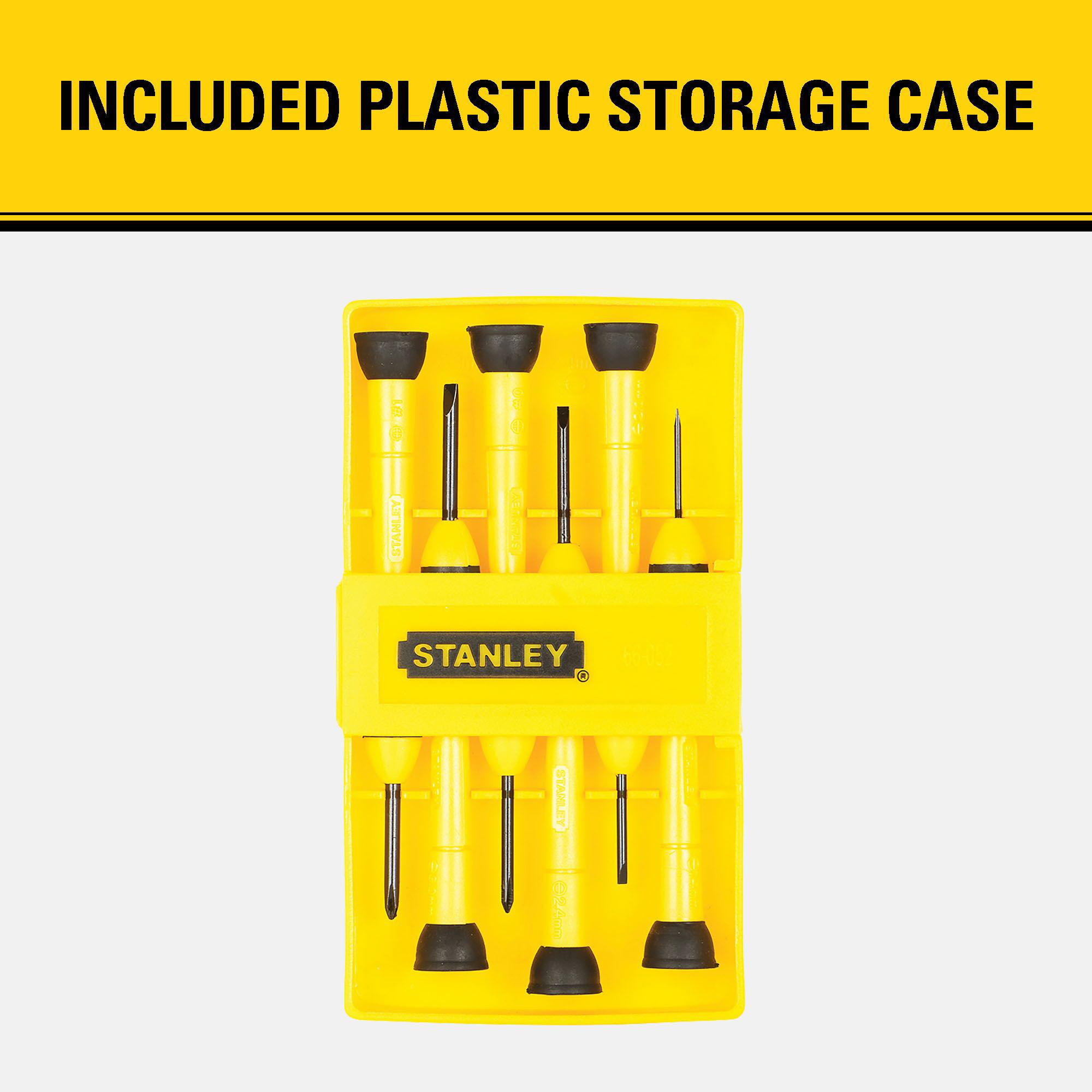 Stanley 6 Piece Precision Screwdriver Set