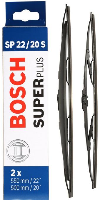 Bosch SP22/20S Wiper Blades - Front Pair