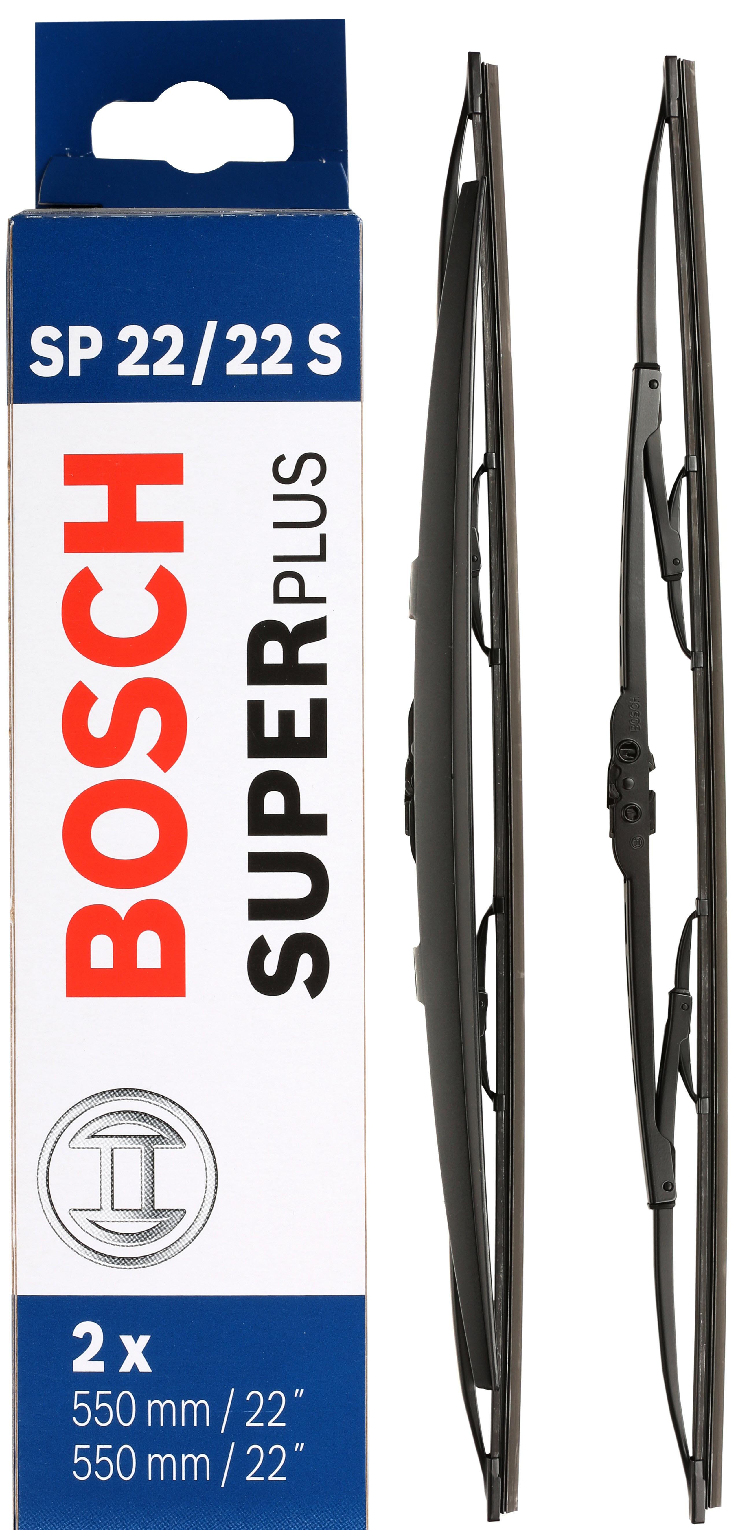 Bosch Sp22/22S Wiper Blades - Front Pair