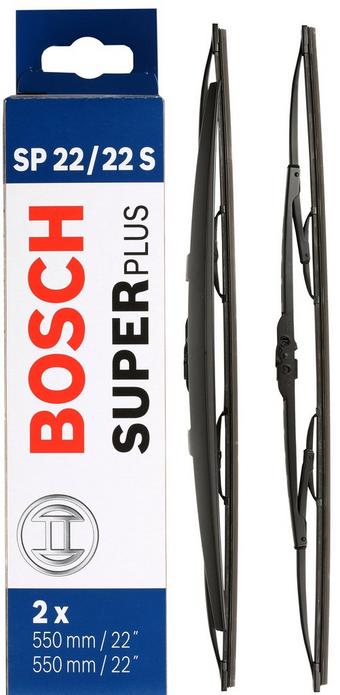 Bosch SP22/22S Wiper Blades - Front Pair