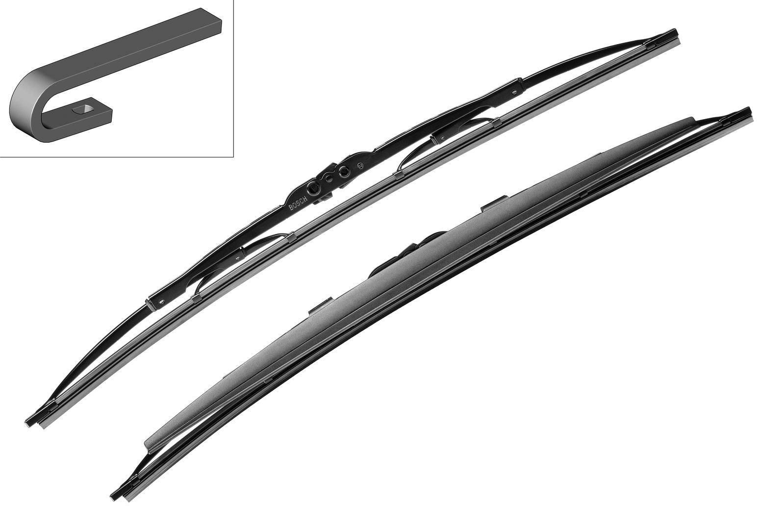 Bosch SP22/22S Wiper Blades - Front Pair