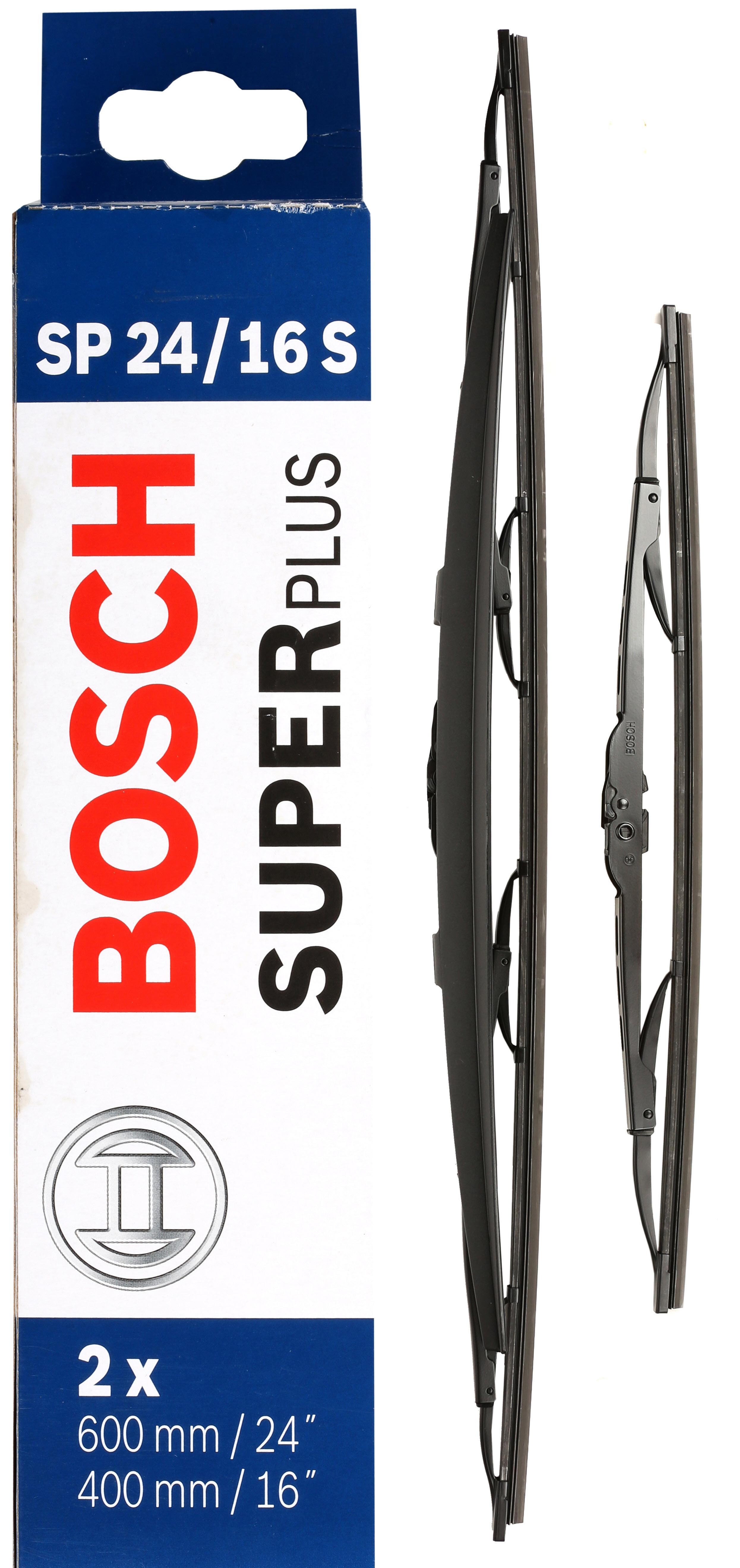 Bosch Sp24/16S Wiper Blades - Front Pair