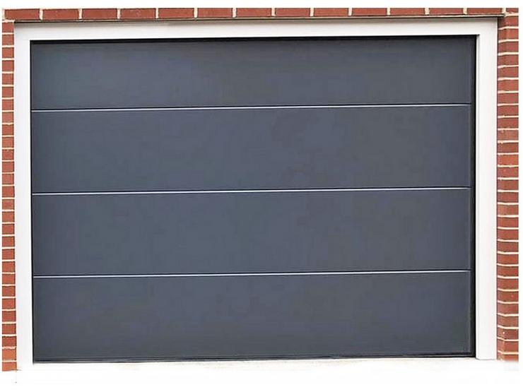 Birkdale Premium Sectional Garage Door - Grey, Supply Only