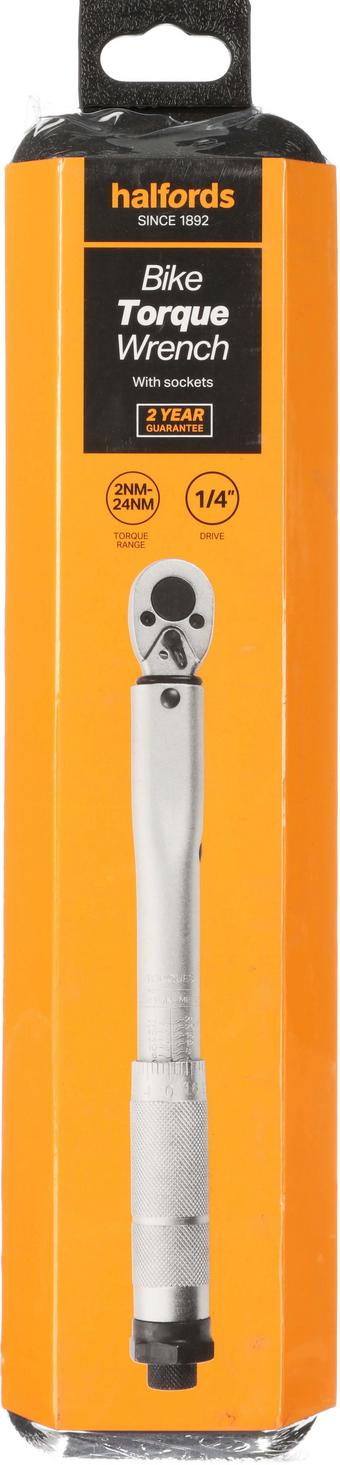 Halfords Torque Wrench with Sockets