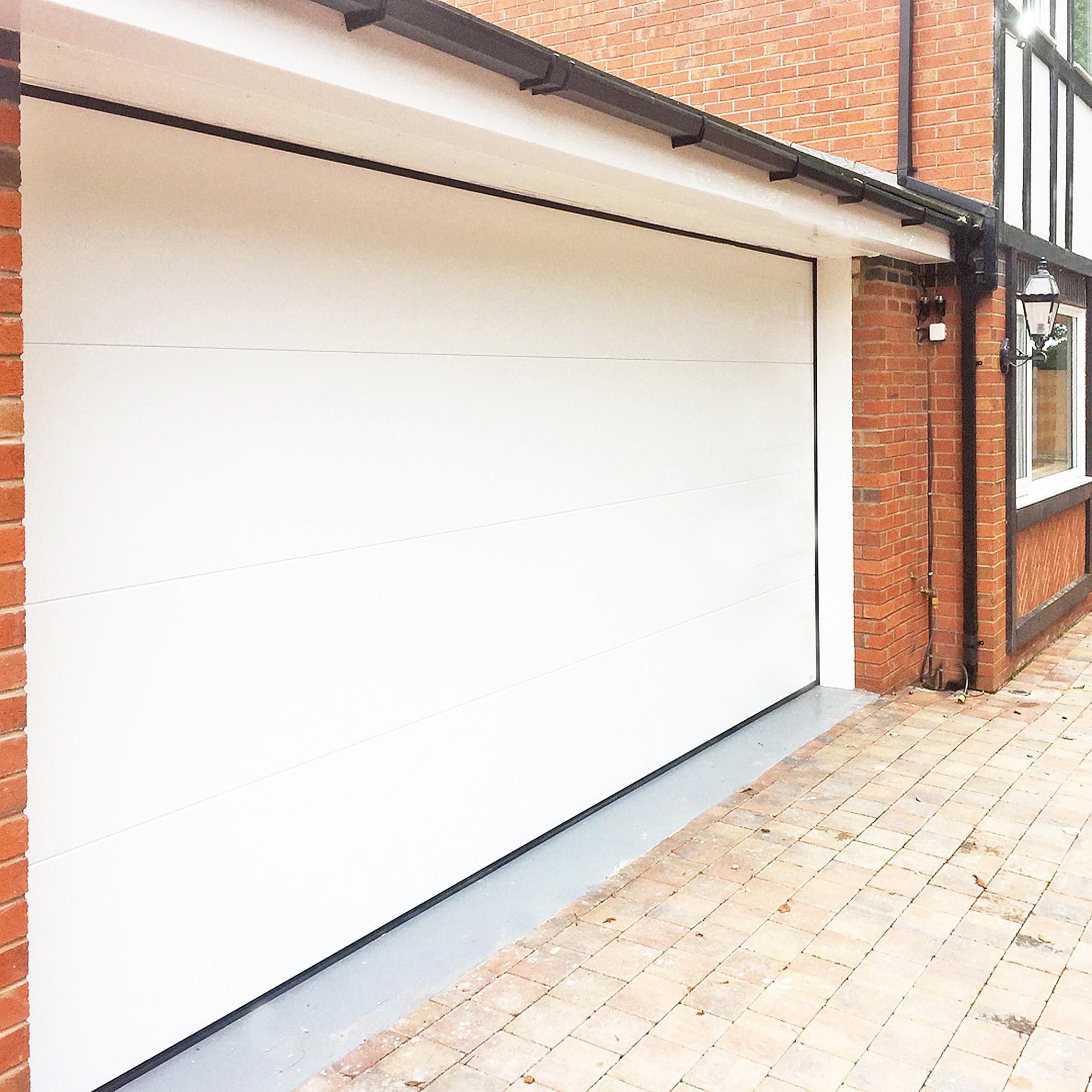 Birkdale Premium Sectional Garage Door - White, Supply Only