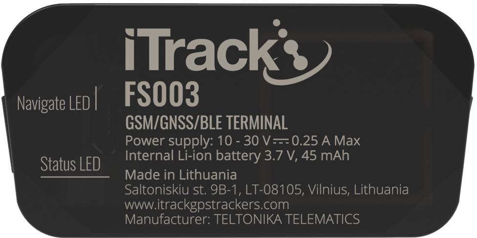 iTrack FS003 OBD Port GPS Tracker