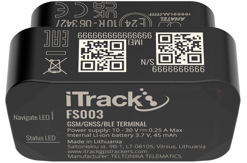 iTrack FS003 OBD Port GPS Tracker iTrack FS003 OBD Port GPS Tracker