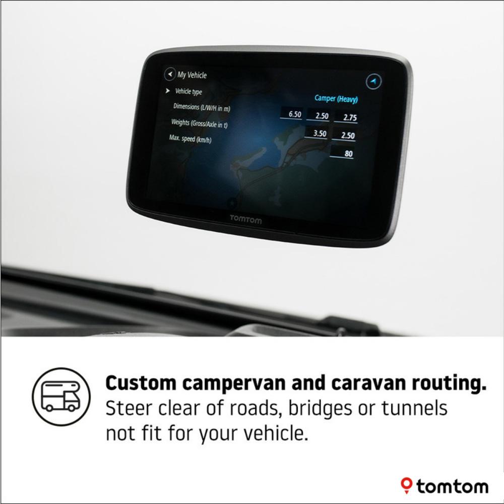 TomTom Camper Tour 6" Campervan and Caravan Sat Nav