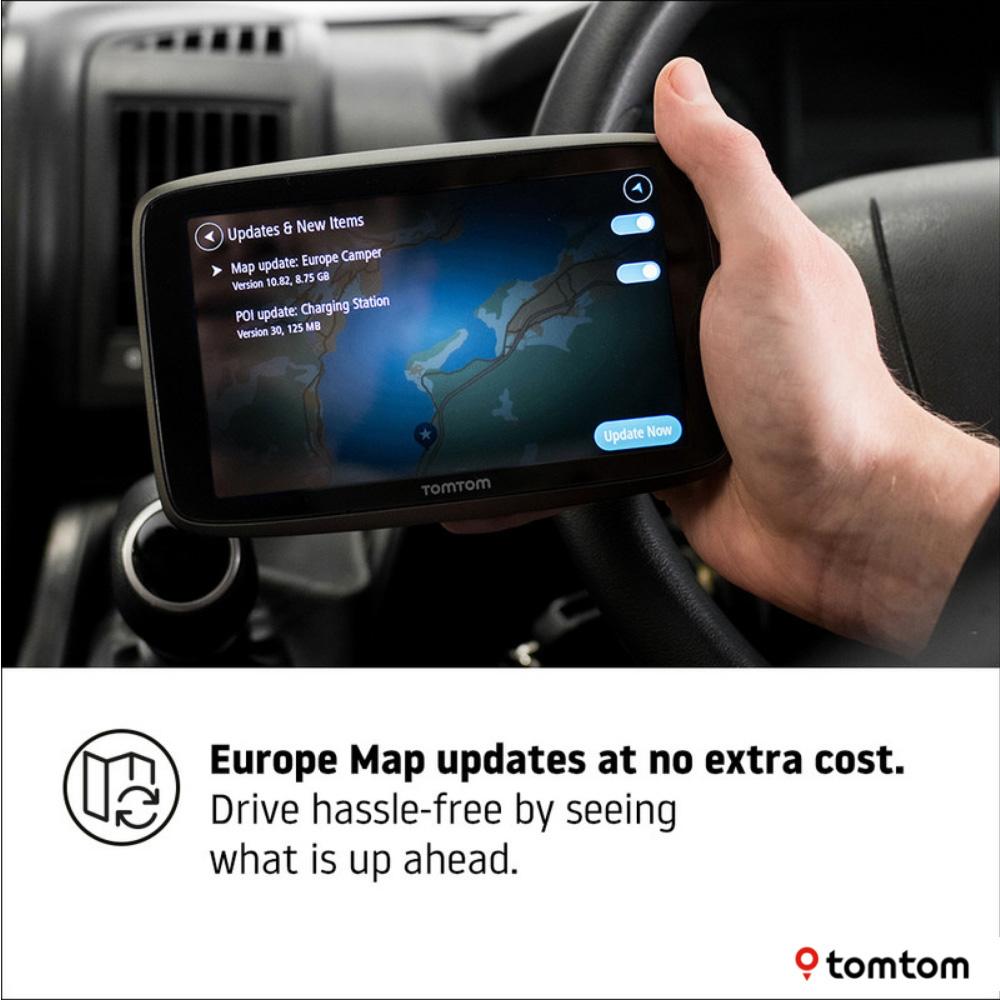 TomTom Camper Tour 6" Campervan and Caravan Sat Nav