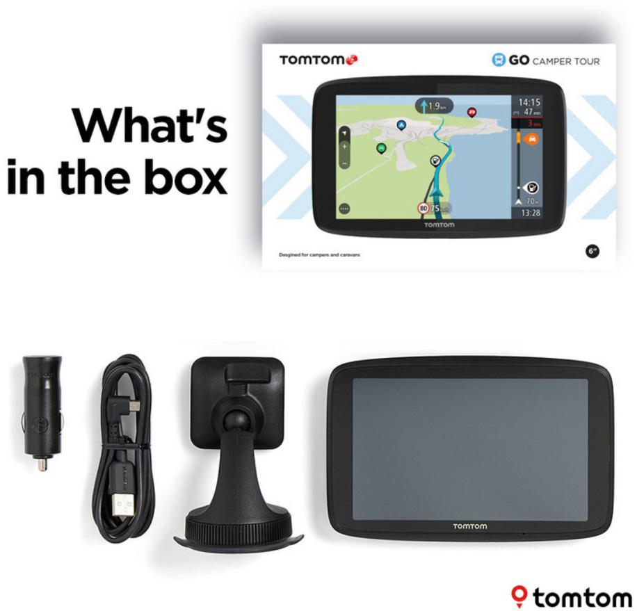 TomTom Camper Tour 6" Campervan and Caravan Sat Nav