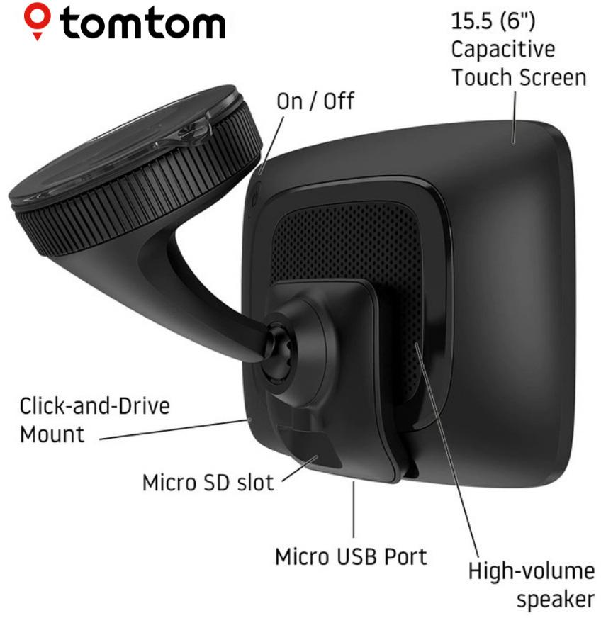 TomTom Camper Tour 6" Campervan and Caravan Sat Nav