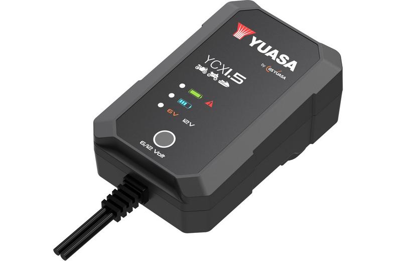 Yuasa YCX1.5 6/12V 1.5A Motorcycle Smart Charger Yuasa YCX1.5 6/12V 1.5A Motorcycle Smart Charger