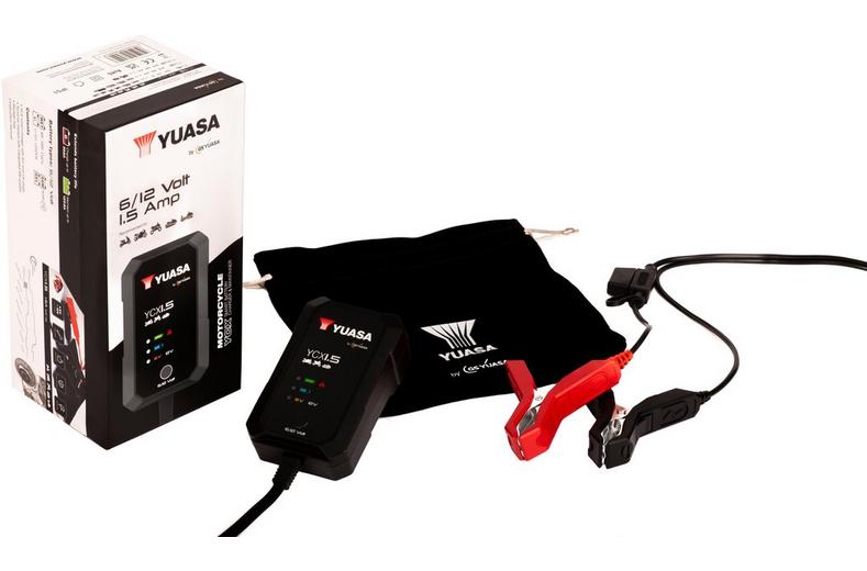 Yuasa YCX1.5 6/12V 1.5A Motorcycle Smart Charger Yuasa YCX1.5 6/12V 1.5A Motorcycle Smart Charger