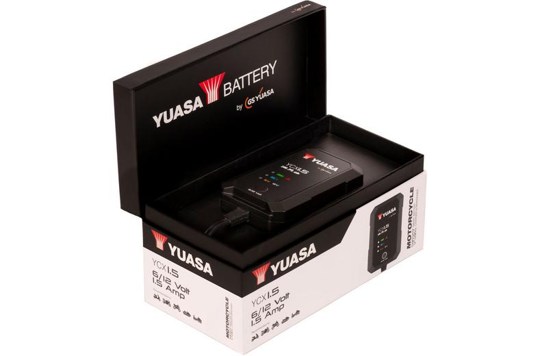 Yuasa YCX1.5 6/12V 1.5A Motorcycle Smart Charger Yuasa YCX1.5 6/12V 1.5A Motorcycle Smart Charger