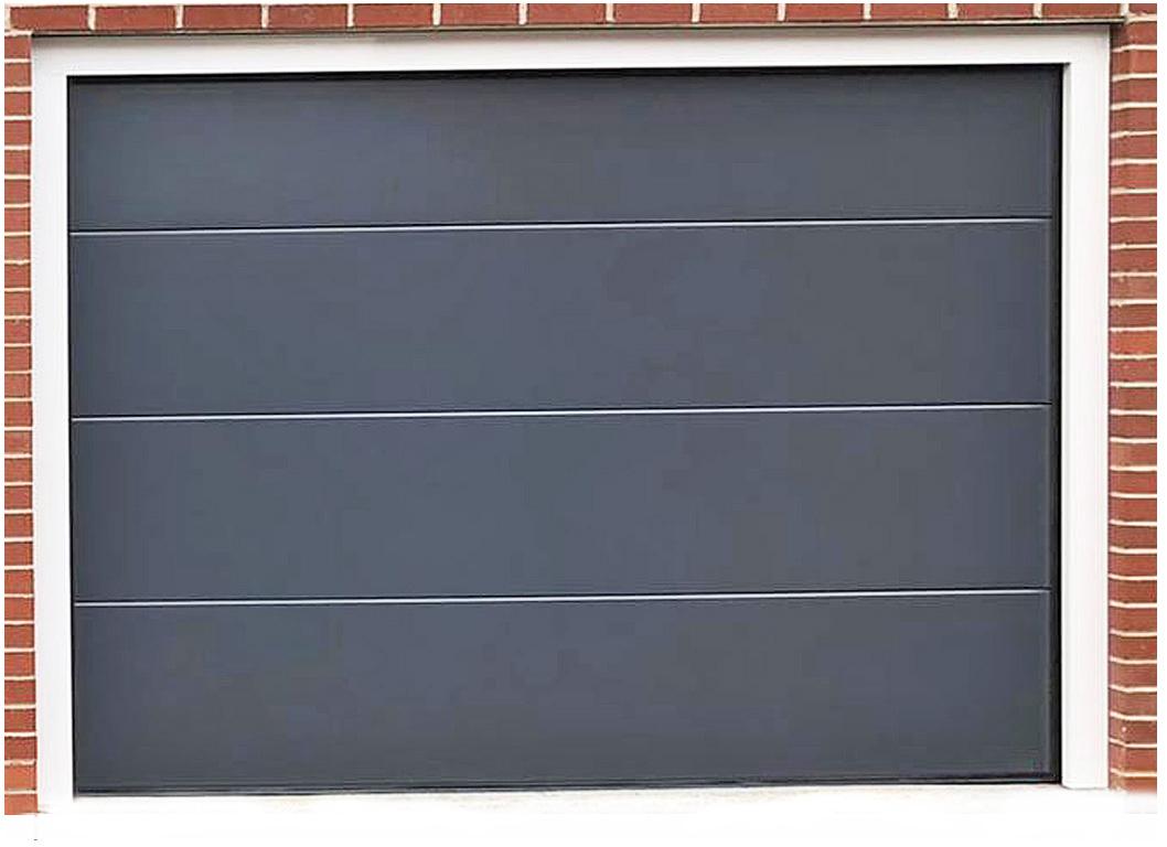 Birkdale Premium Sectional Garage Door - Grey, with Installation