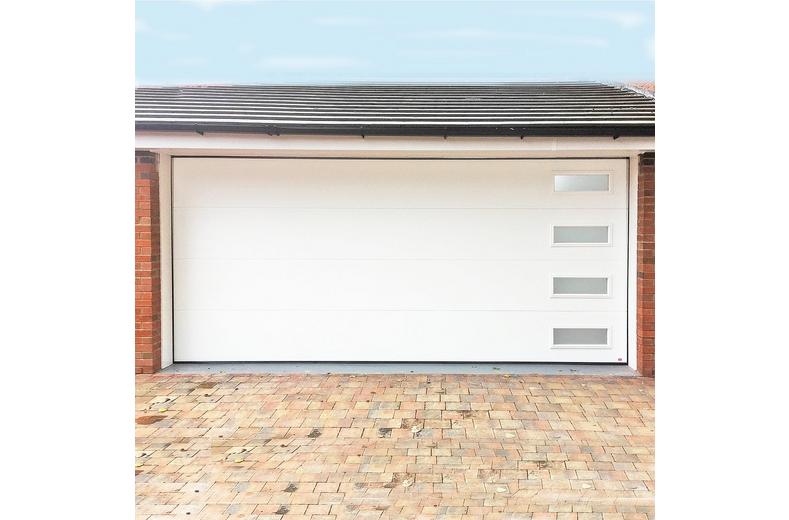 Birkdale Contemporary Garage Door - White, with Installation Birkdale Contemporary Garage Door - White, with Installation