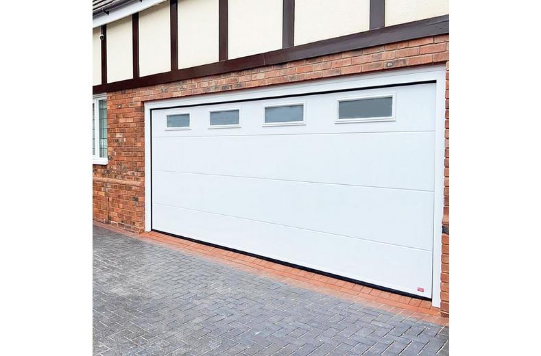 Birkdale Contemporary Garage Door - White, with Installation Birkdale Contemporary Garage Door - White, with Installation
