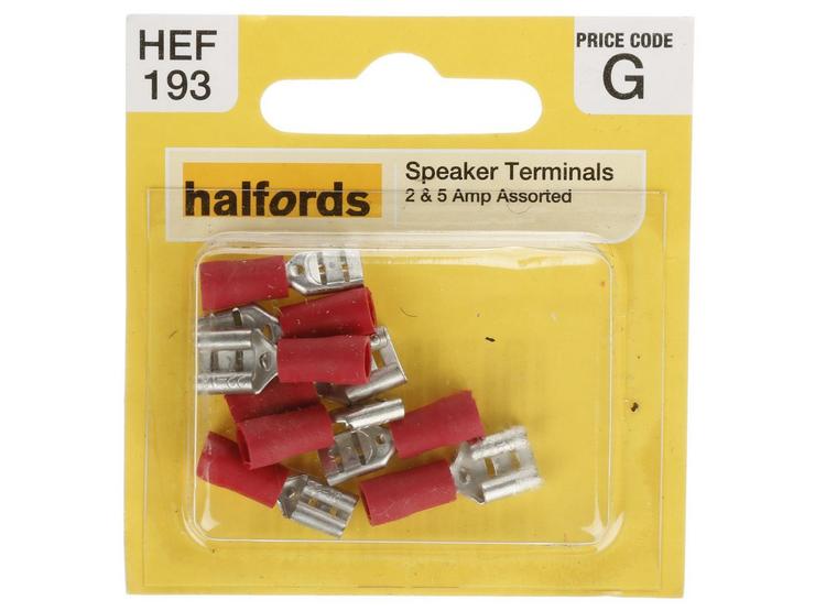 Halfords Assorted 2 & 5 Amp Speaker Terminals (ELEC111)