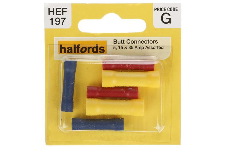 Halfords Assorted Male & Female Bullet Connectors 5, 15 & 35 Amp (ELEC125) Halfords Assorted Male & Female Bullet Connectors 5, 15 & 35 Amp (ELEC125)