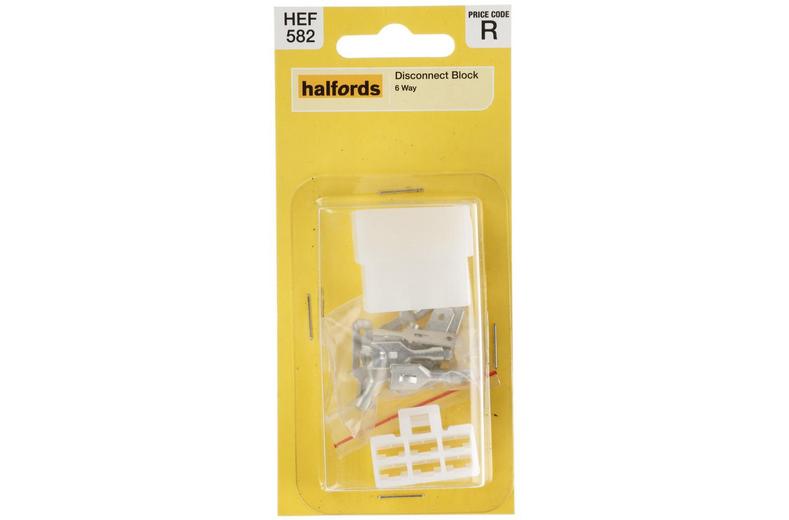 Halfords Wiring Disconnect Block 6 Way (ELEC182) Halfords Wiring Disconnect Block 6 Way (ELEC182)