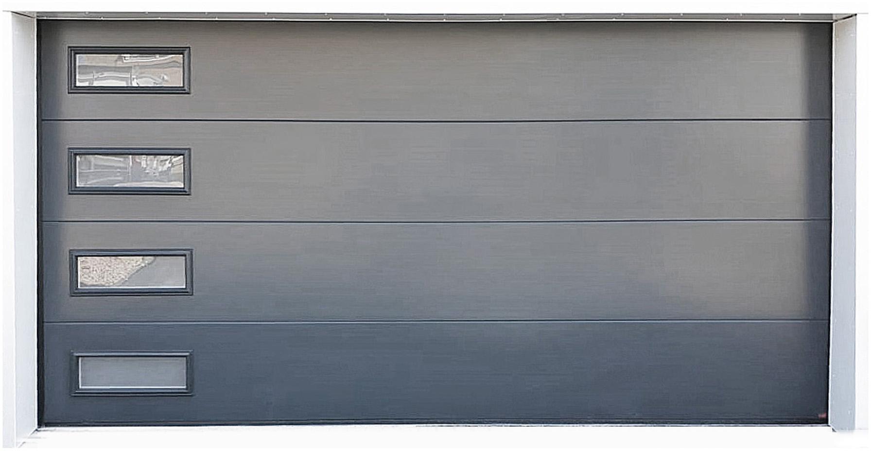 Birkdale Contemporary Garage Door - Grey, Supply Only