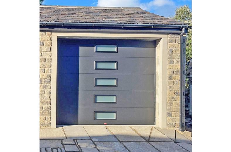 Birkdale Contemporary Garage Door - Grey, Supply Only Birkdale Contemporary Garage Door - Grey, Supply Only
