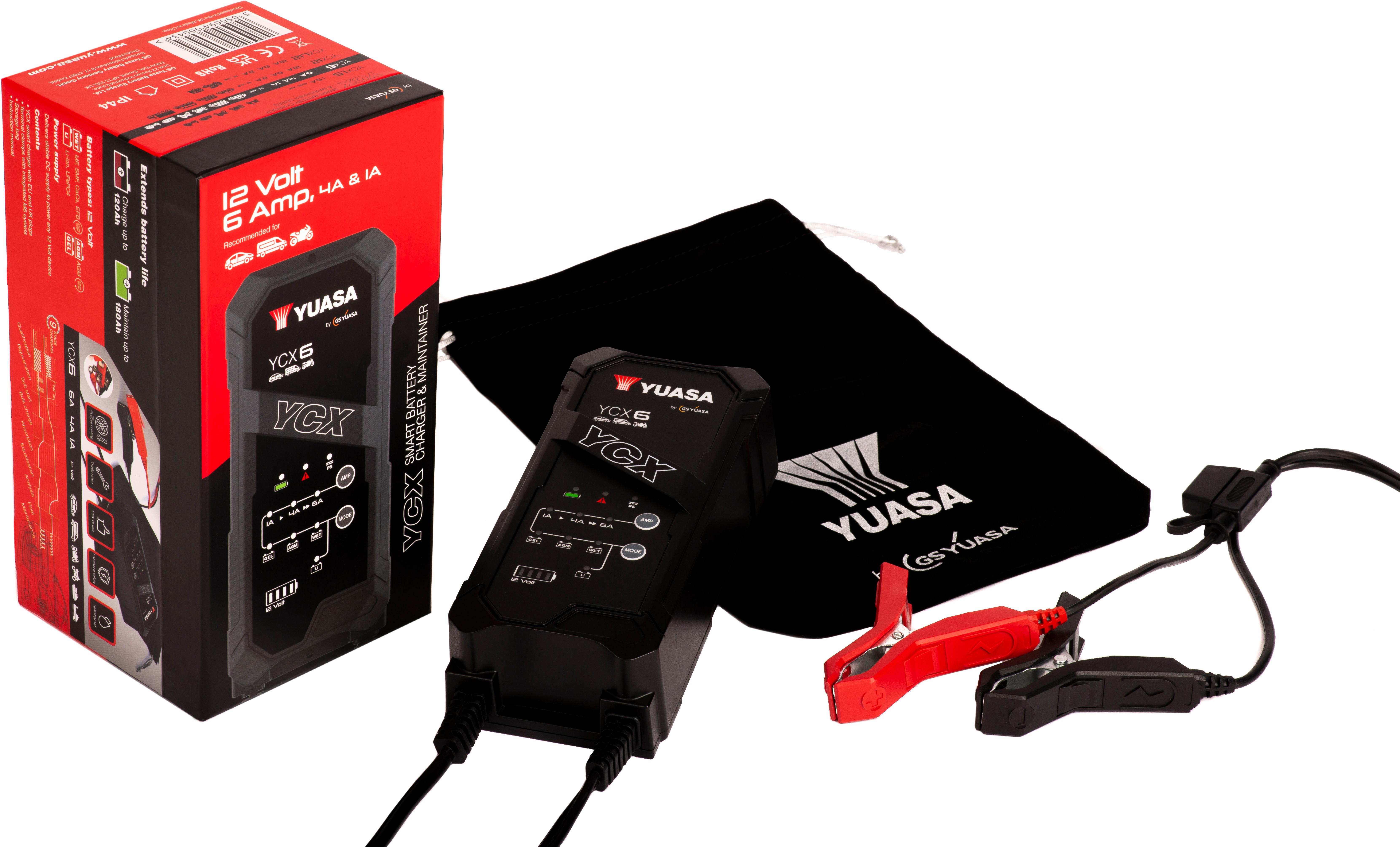 Yuasa YCX6 12V 6A Smart Charger