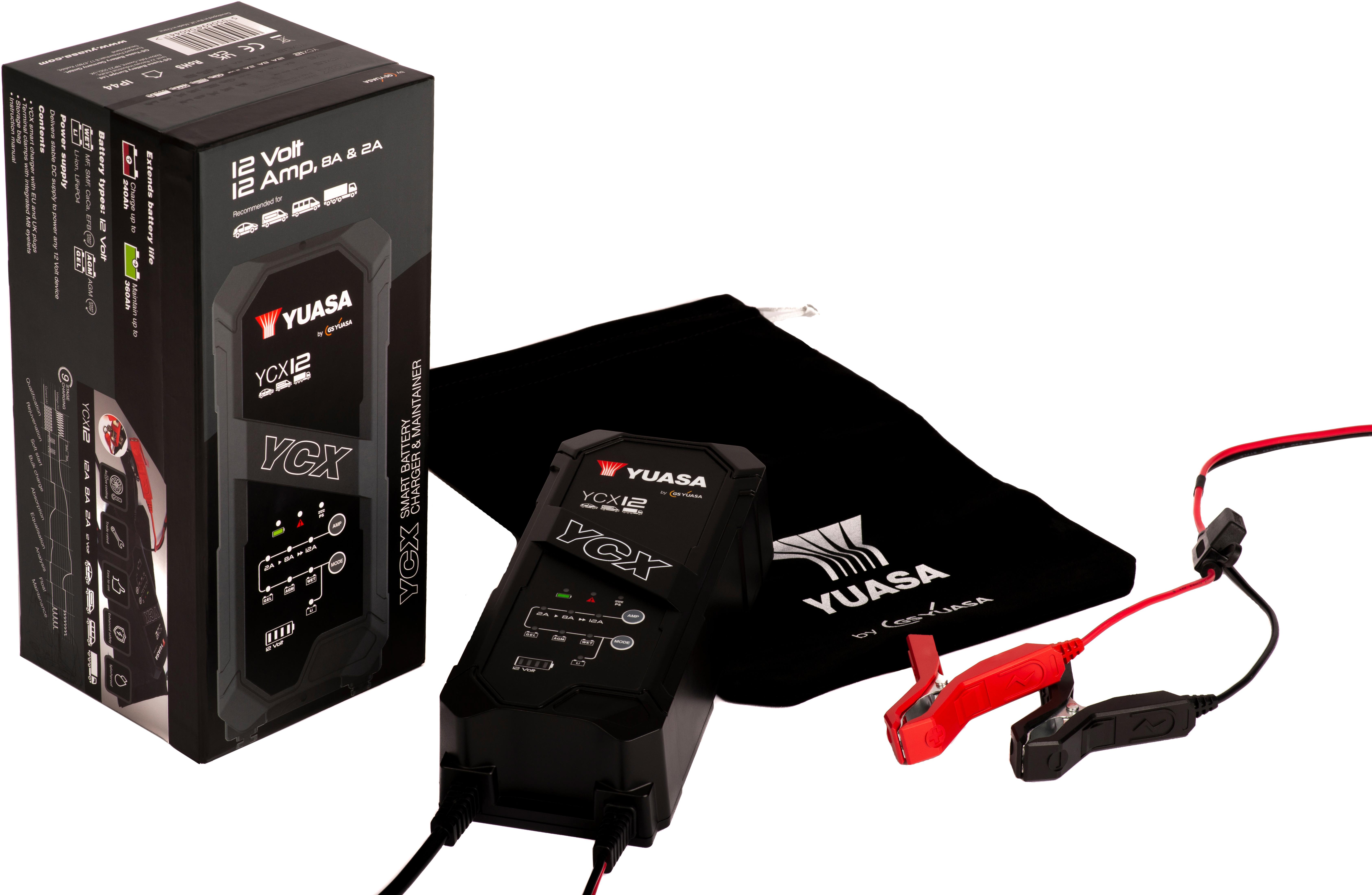 Yuasa YCX12 12V 12A Smart Charger