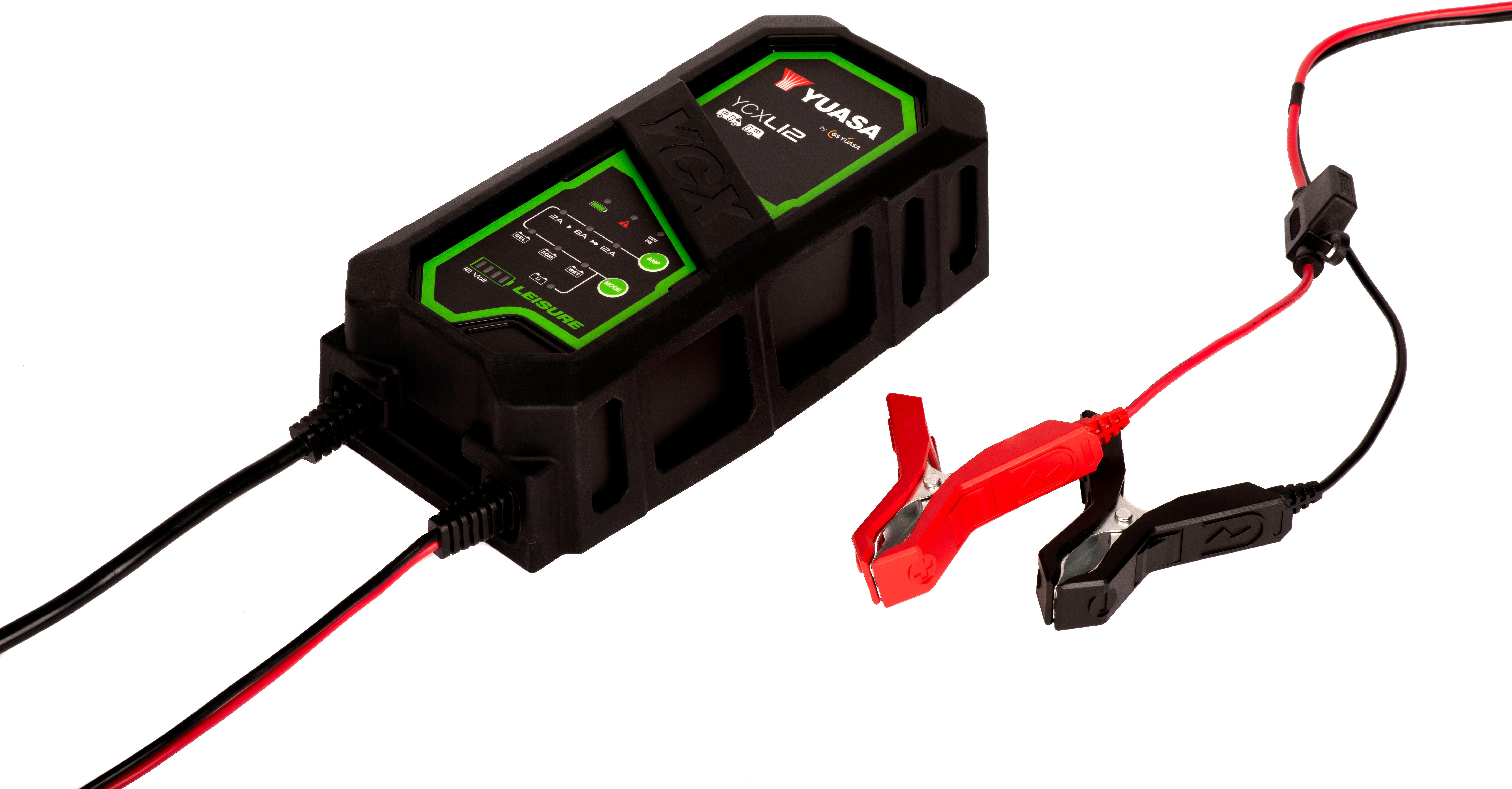 Yuasa YCXL12 12V 12A Leisure Smart Charger