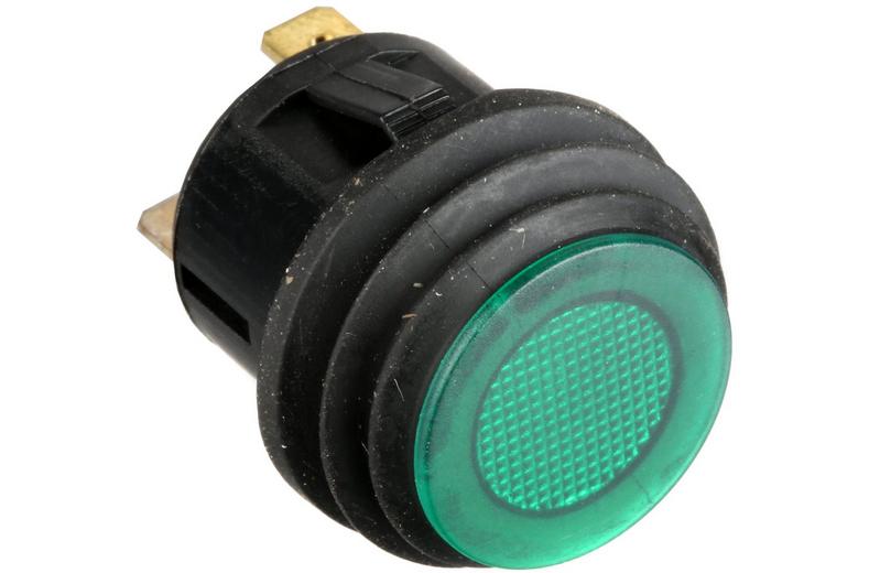 Halfords Push Switch On/Off Splash Proof Green (ELEC245) Halfords Push Switch On/Off Splash Proof Green (ELEC245)