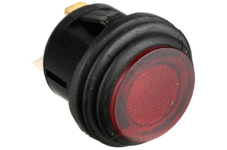 Halfords Push Switch On/Off Splash Proof Red (ELEC247) Halfords Push Switch On/Off Splash Proof Red (ELEC247)