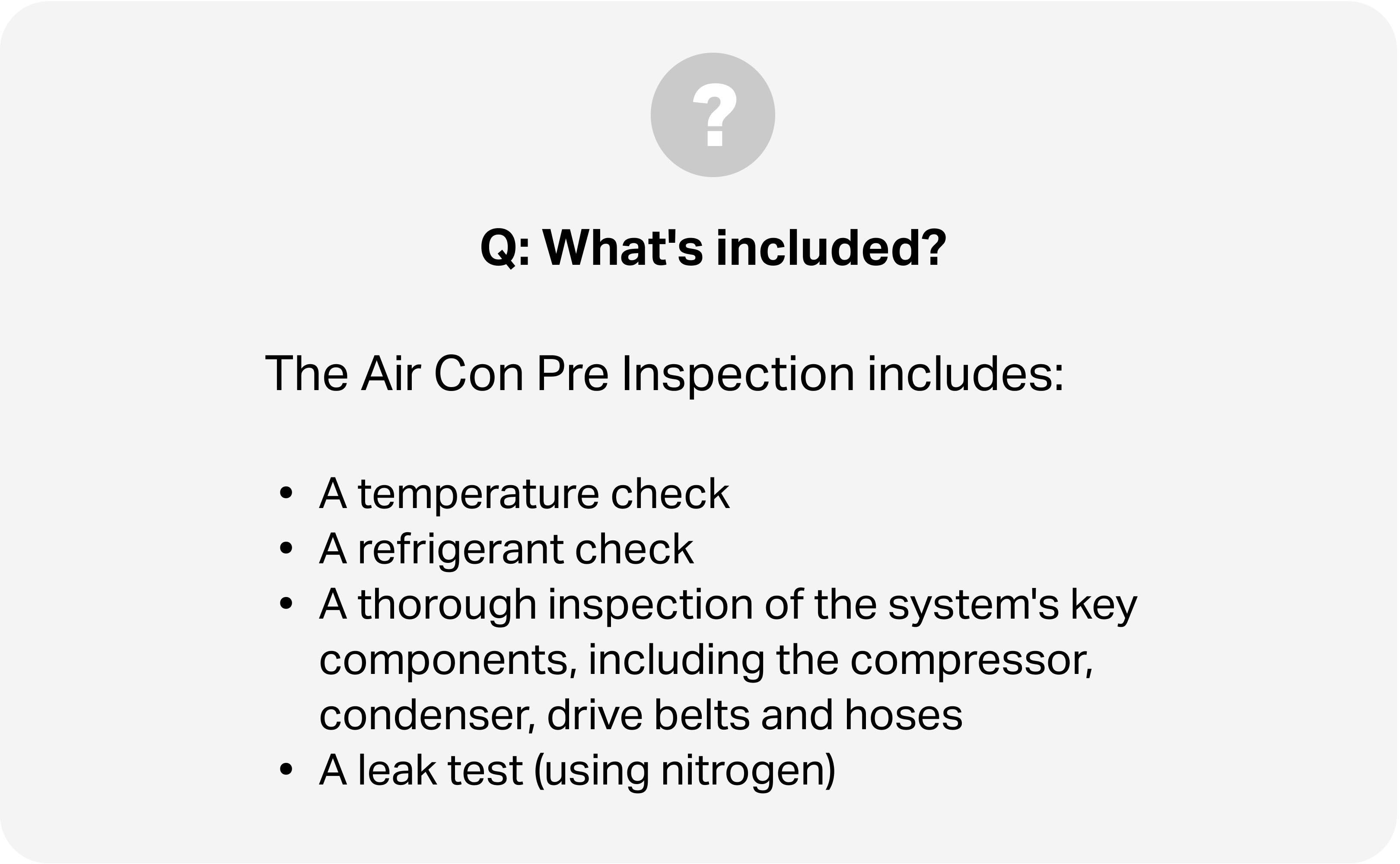 Air Con Diagnostic