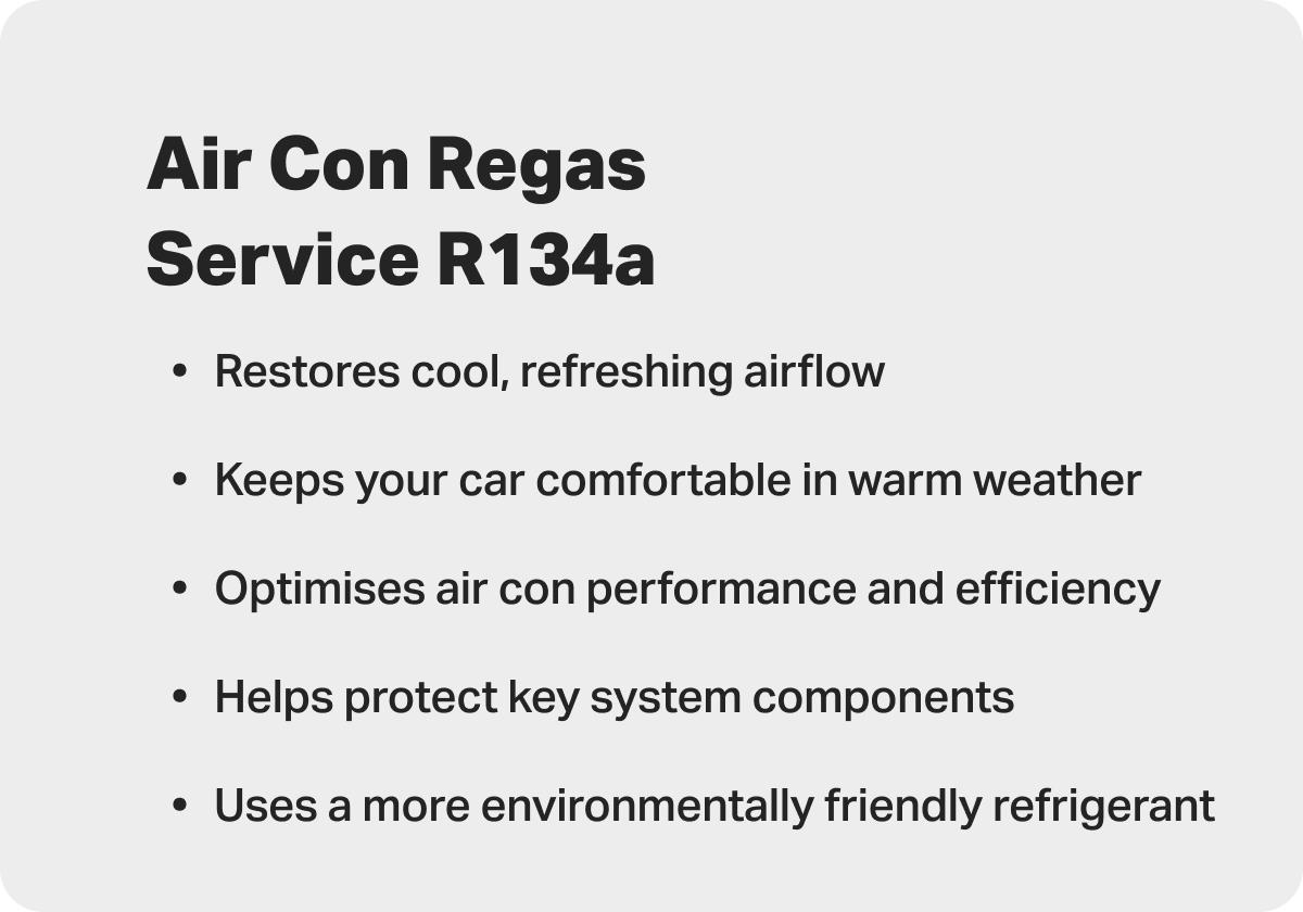 Air Con Regas Service (R134a)