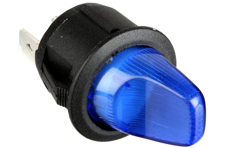 Halfords Mini Flick Switch On/Off Illuminated Blue (ELEC237) Halfords Mini Flick Switch On/Off Illuminated Blue (ELEC237)