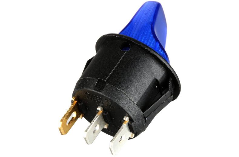 Halfords Mini Flick Switch On/Off Illuminated Blue (HEF590) Halfords Mini Flick Switch On/Off Illuminated Blue (HEF590)