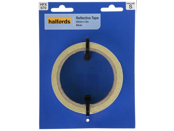 Halfords Reflective Tape Silver (FIXG363)